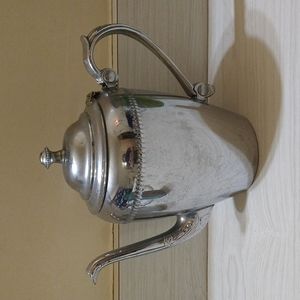 Vintage Antique Silver Plated Teapot
